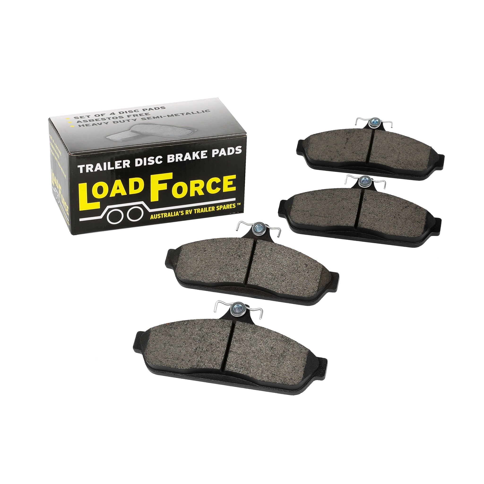 LoadForce disc brake pad for LFT2 and PBR Type 2 calipers