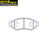 LoadForce disc brake pad set for TA300 & TA400, Al-Ko, Meher, Trojan caliper