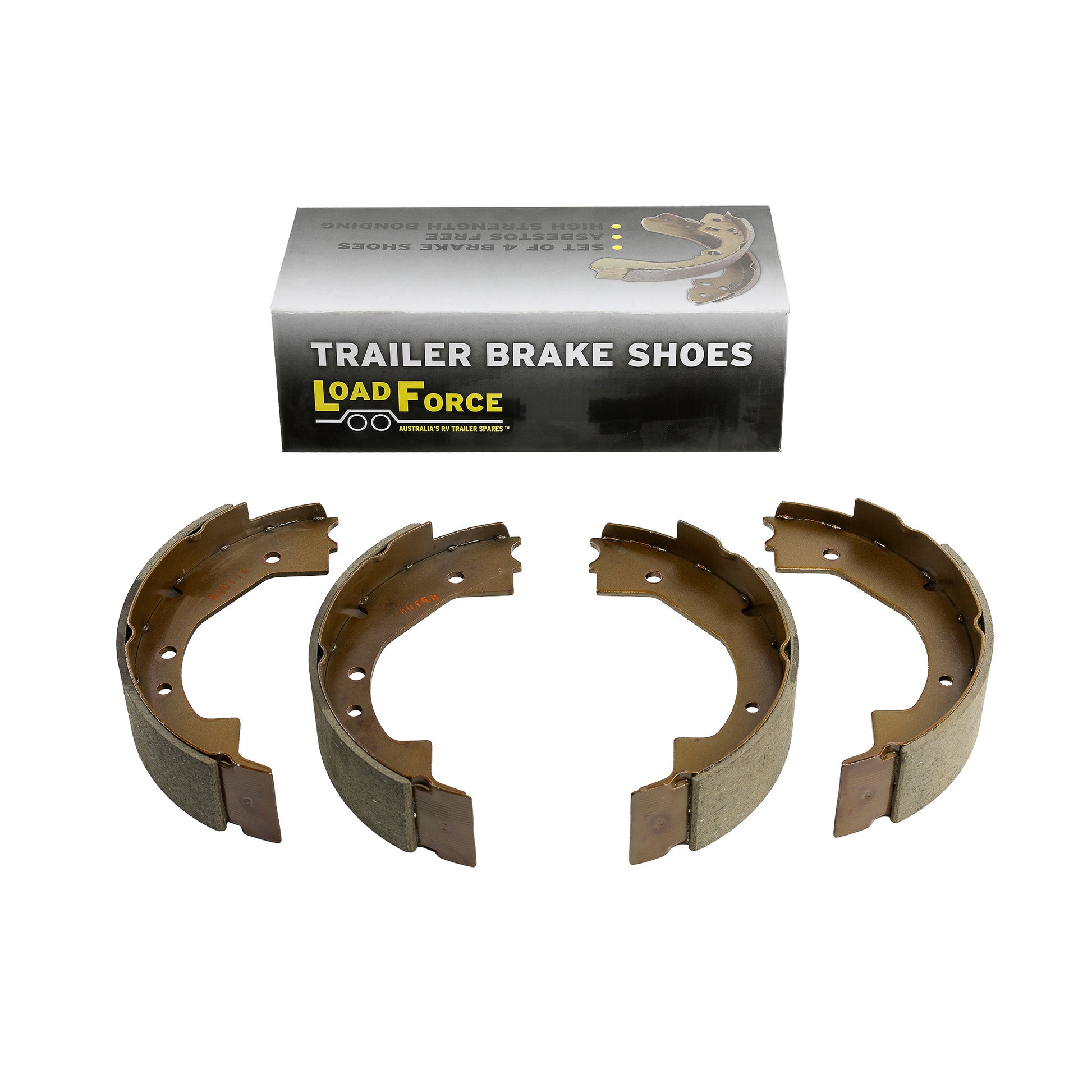 Brake shoes for 10 inch Dexter self-adjusting electric brakes - set of 4 - Trailer Spares Direct