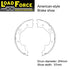 LoadForce 10 x 2.25 inch American Dexter electric brake shoes set of 4