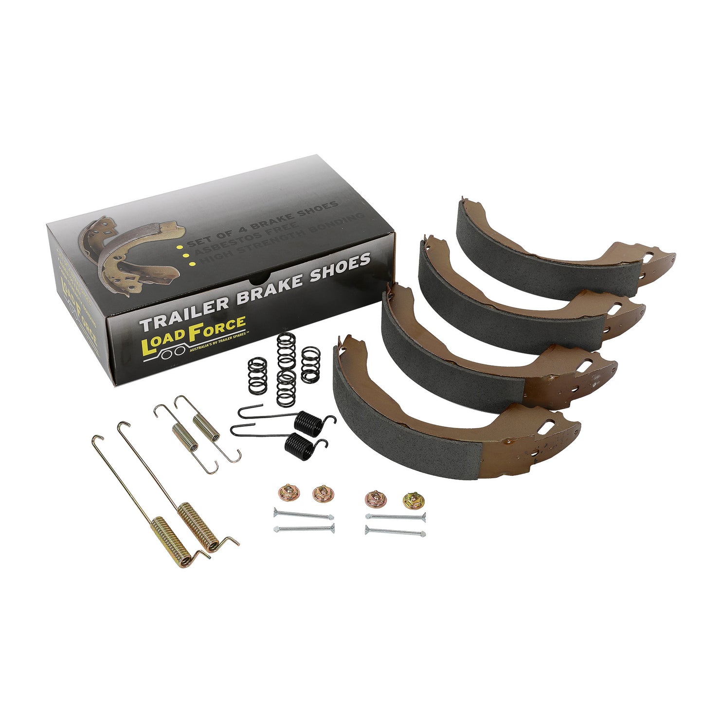 12 x 2 inch standard Australian electric brake shoes set of 4 - Trailer Spares Direct