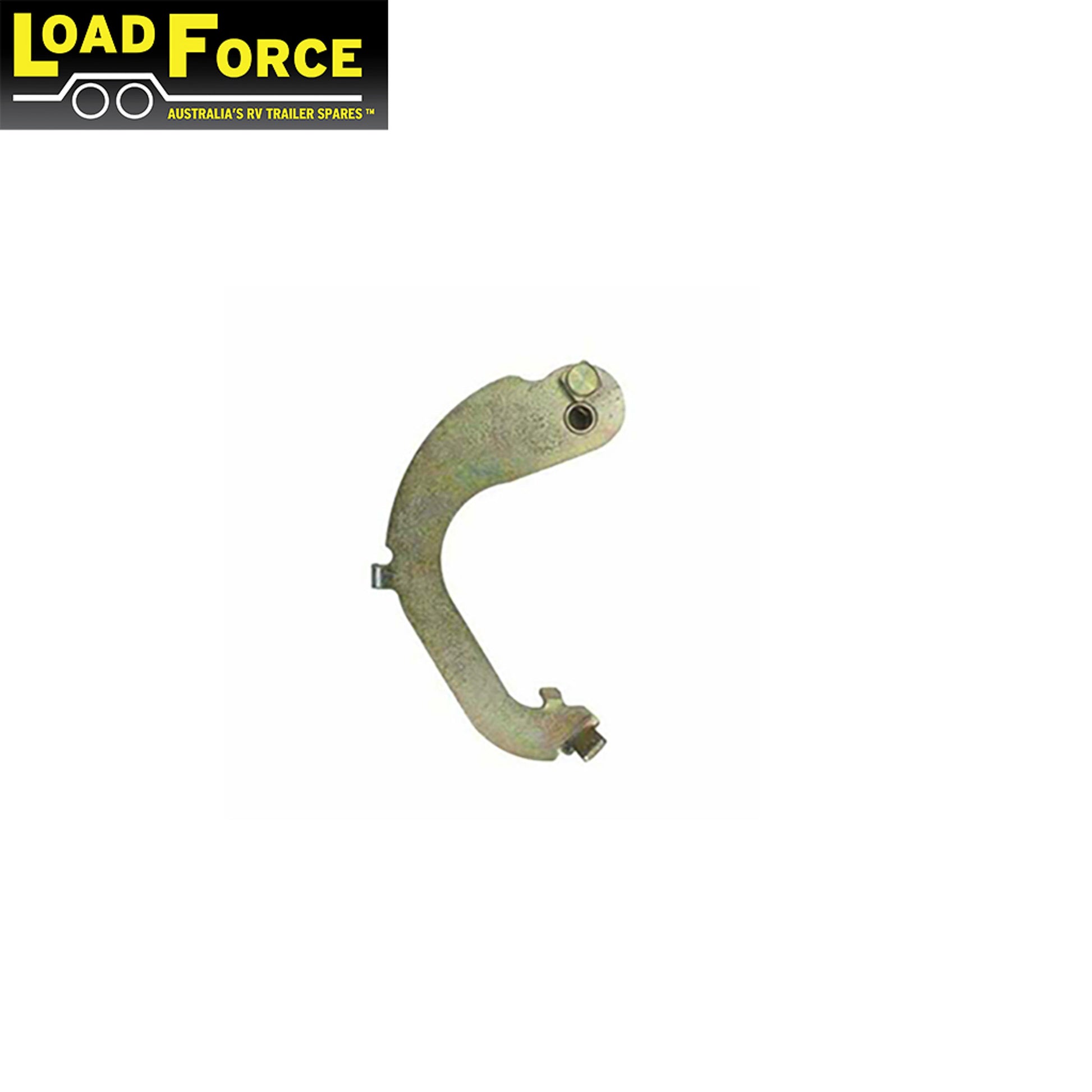 12 inch magnet lever left hand backing plate - Trailer Spares Direct