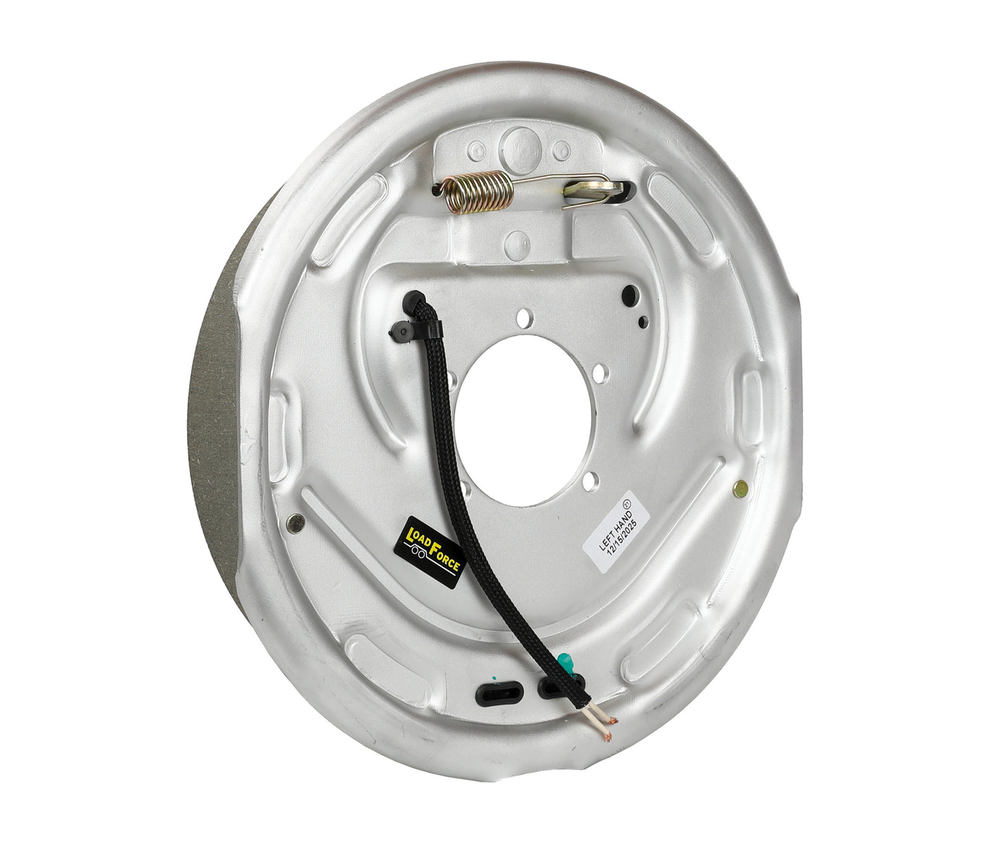 LoadForce 12" Dacromet Off Road Electric Backing Plate Assembly LH