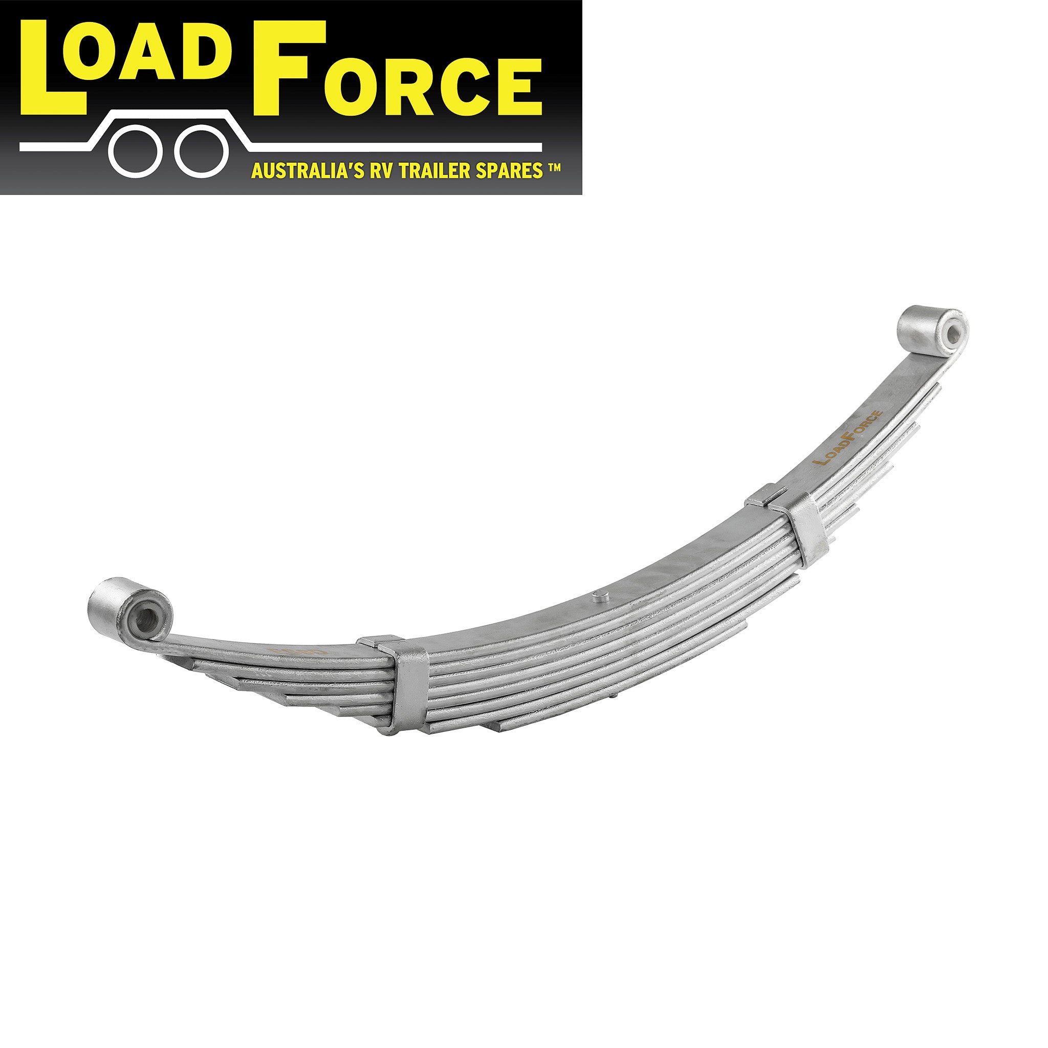 8 Leaf 45mm Eye to Eye Spring Dacromet 710mm Long (1900kg rated per pair)