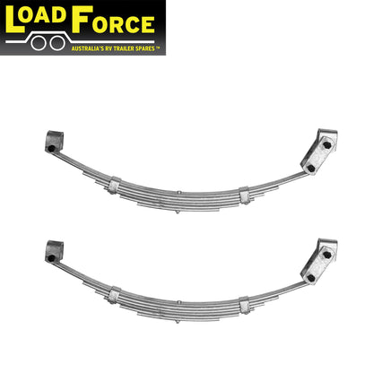 Shackle spring kit galvanised 1500kg for single axle marine trailer - Trailer Spares Direct