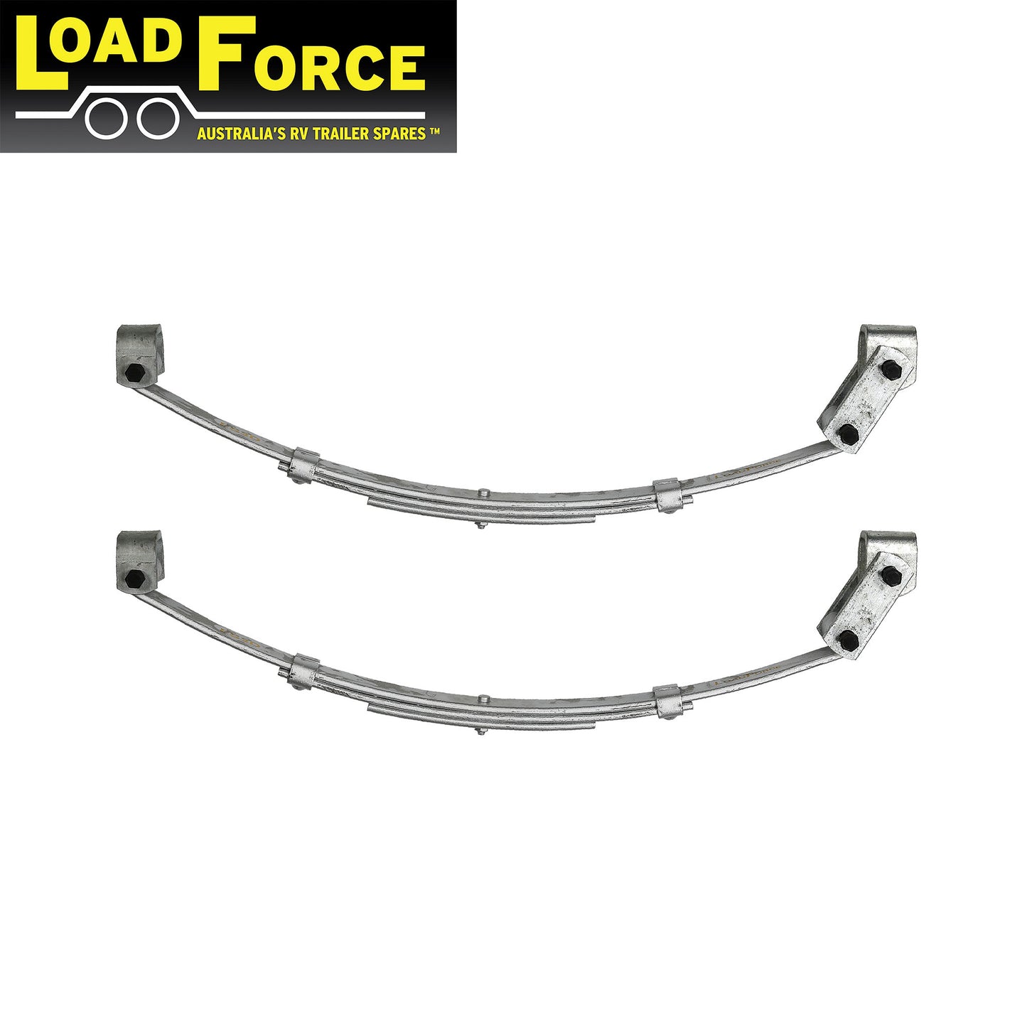 Shackle spring kit galvanised for 850kg rated single axle marine trailer - Trailer Spares Direct