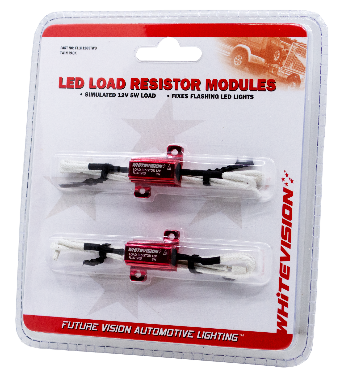 LED Load Resistor 12V, 5W Twin Pack. - Trailer Spares Direct