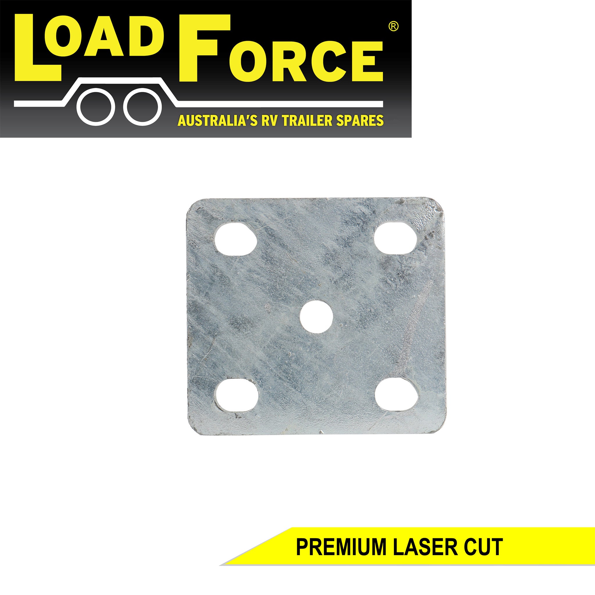 U-bolt Fish Plate 12mm for 60mm Wide Spring and 56-65mm Axle