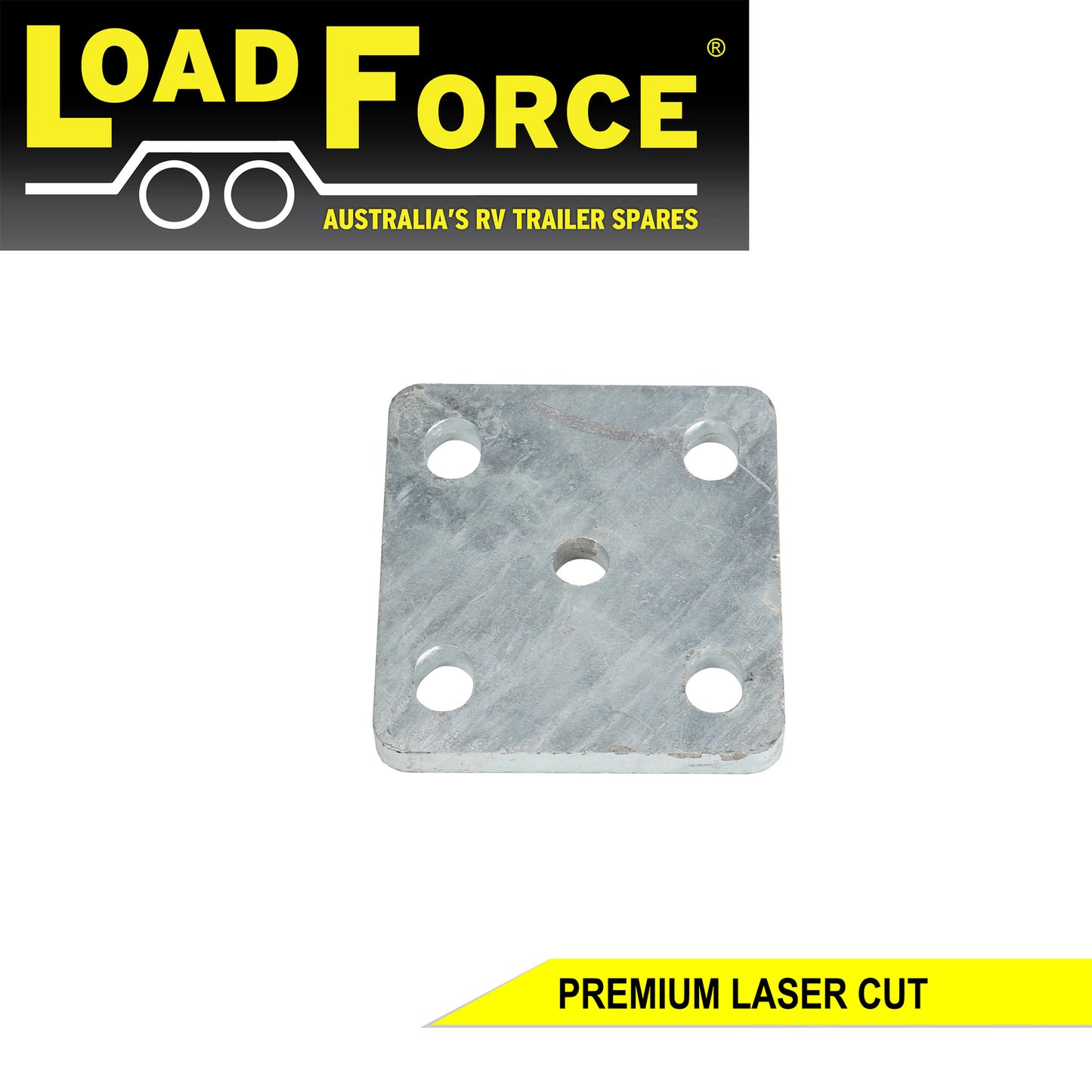 U-bolt Fish Plate 12mm for 60mm Wide Spring and 56-65mm Axle - Trailer Spares Direct