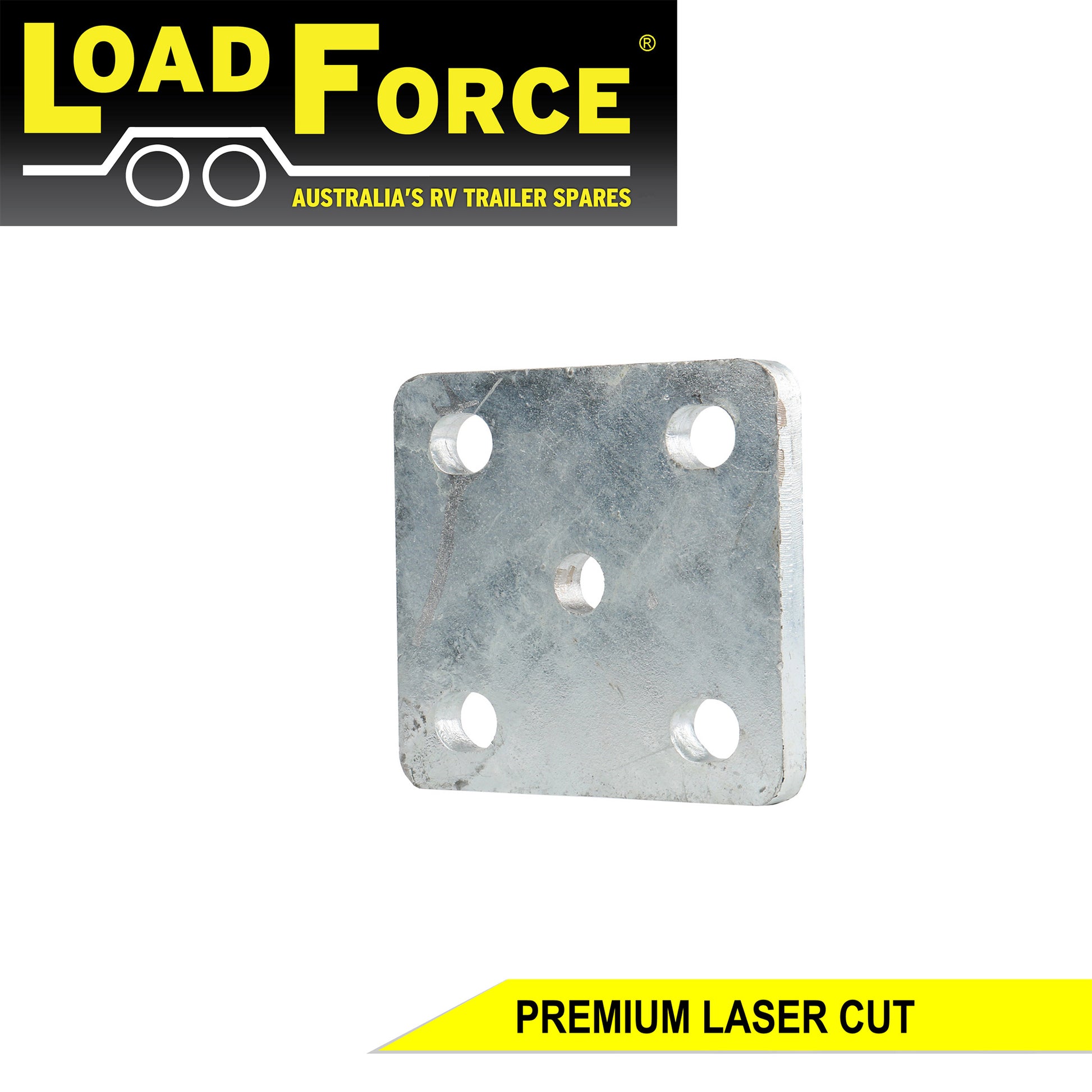 U-bolt Fish Plate 12mm for 60mm Wide Spring and 56-65mm Axle - Trailer Spares Direct