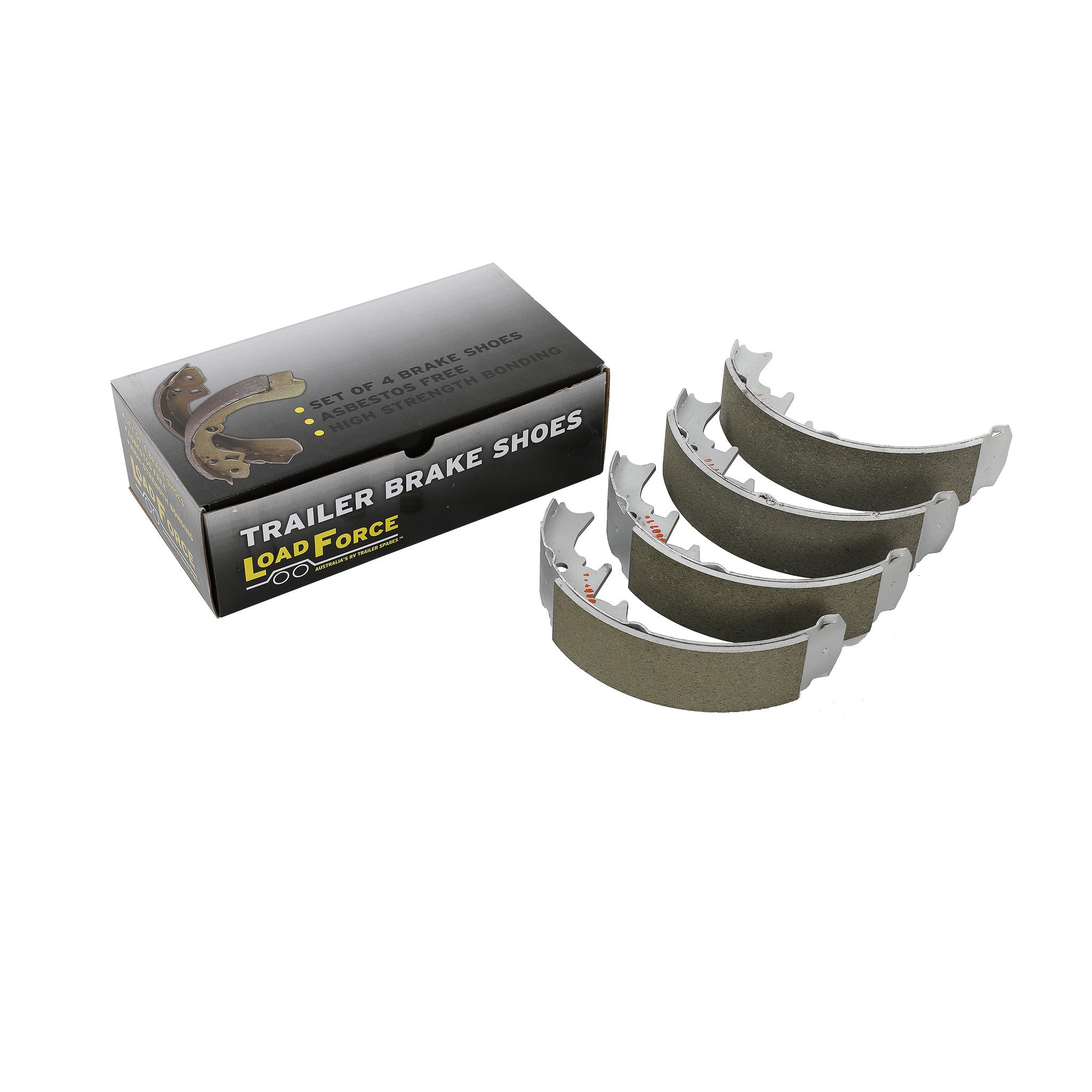 10 inch hydraulic brake shoes dacromet coated set of 4
