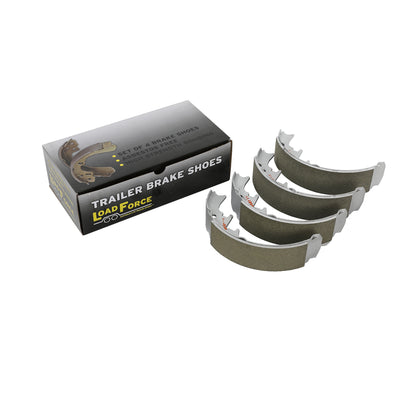 10 inch hydraulic brake shoes dacromet coated set of 4 - Trailer Spares Direct