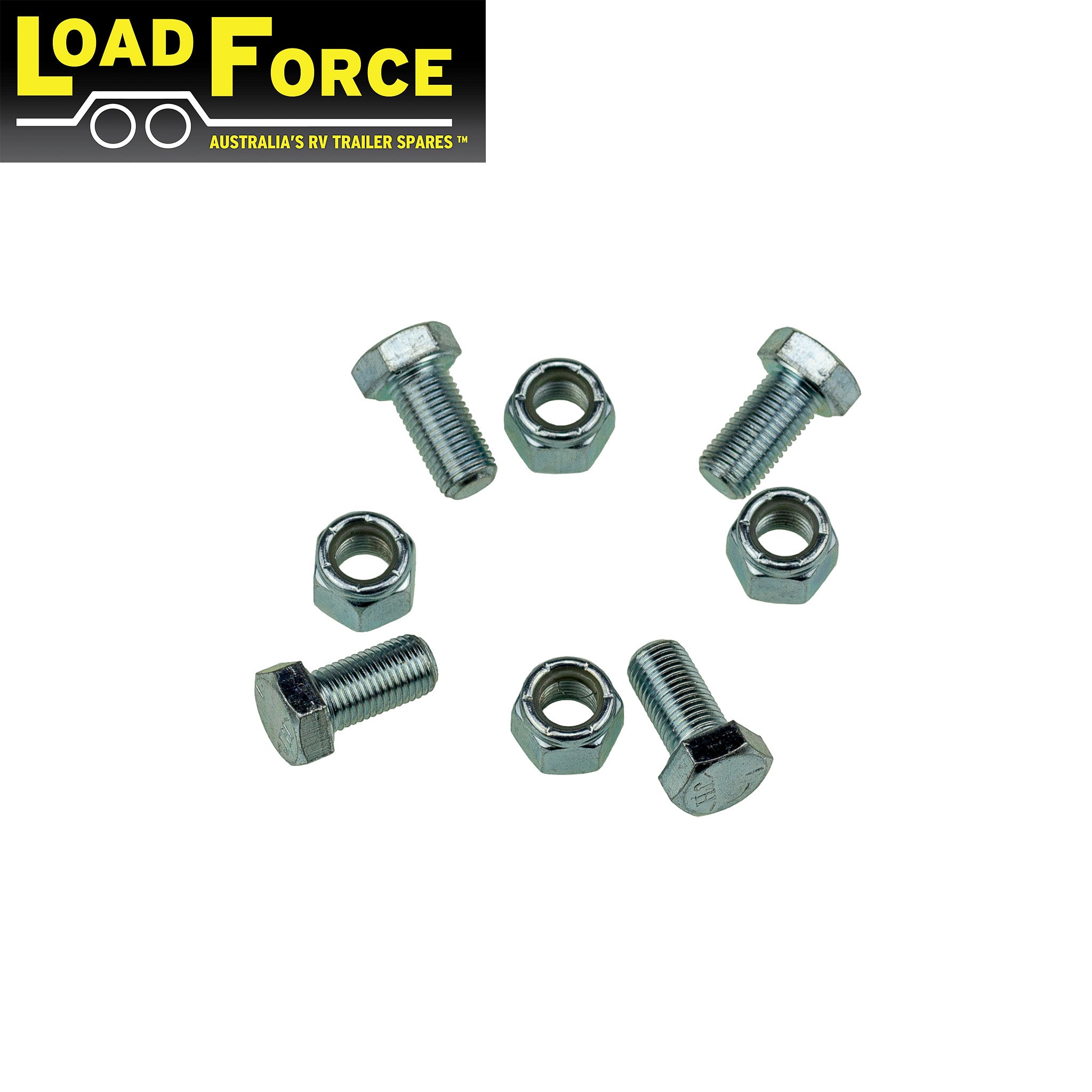 Bolt kit for hydraulic backing plate