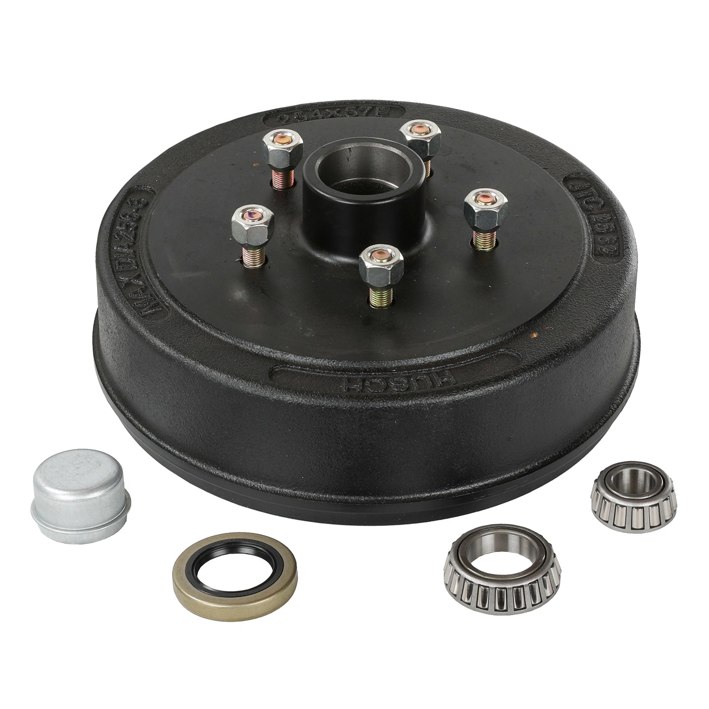 Hub drum 10 x 2.25 inch Commodore 5 stud with LM (Holden) bearing