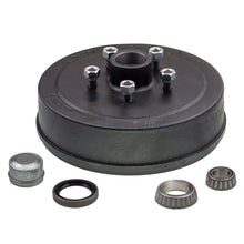 Hub drum 10 x 2.25 inch HQ 5 stud with LM (Holden) bearing