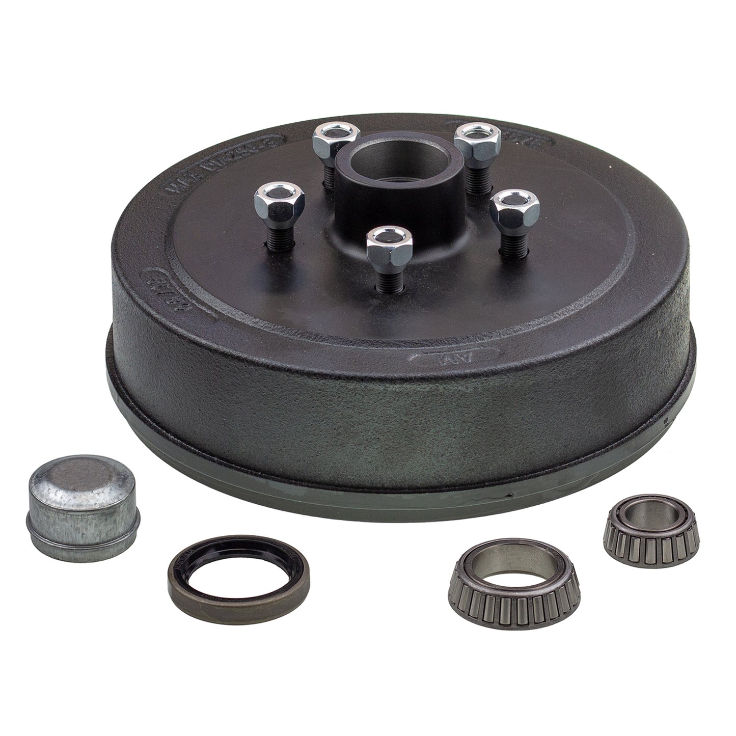 hub drum 10 x 2.25 inch HT 5 stud with slimline (Ford) bearing
