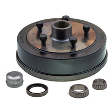 trailer hub drum 10 x 2.25 inch LandCruiser 5 stud with LM (Holden) bearing