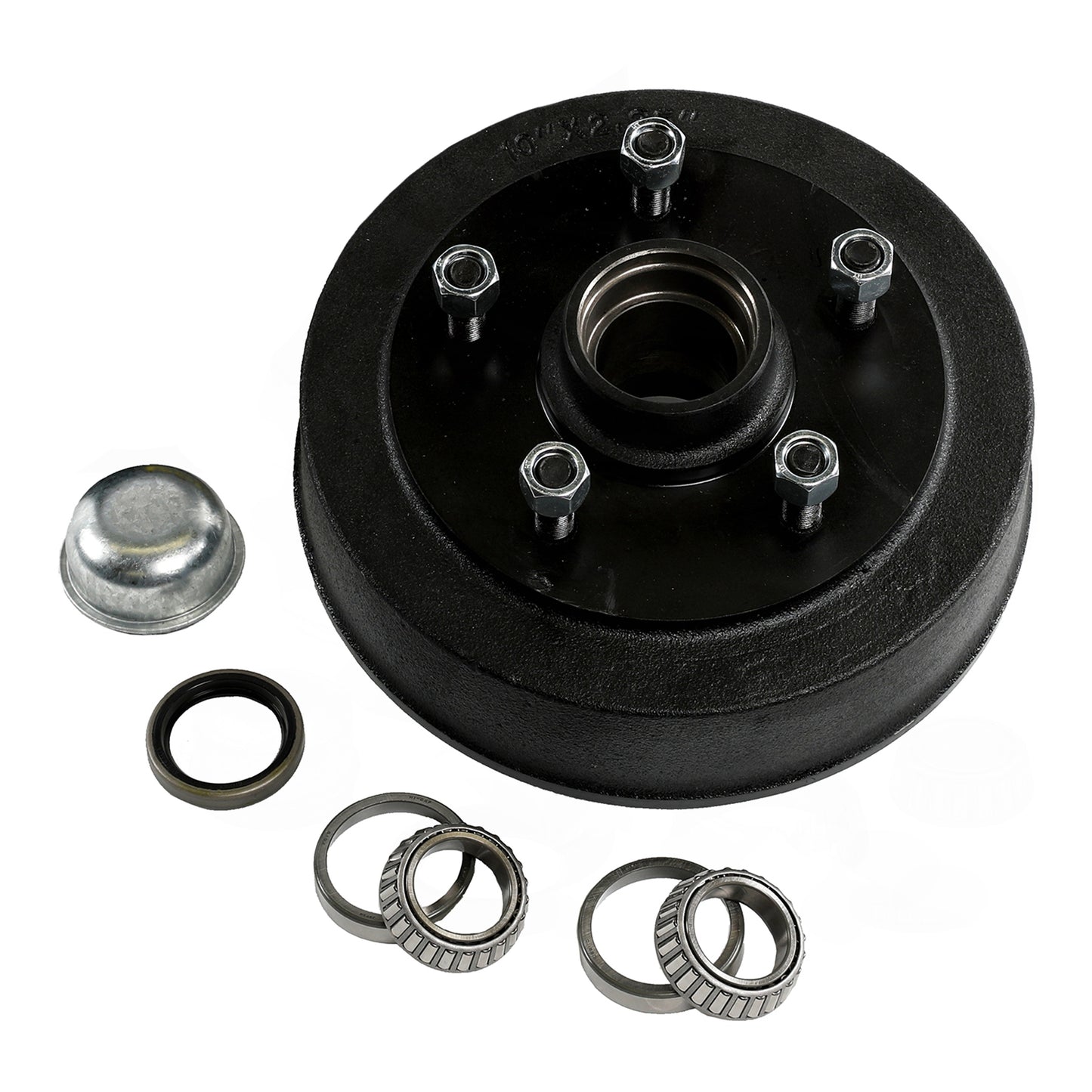 hub drum 10 x 2.25 inch LandCruiser 5 stud with parallel bearing