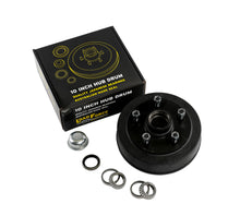 hub drum 10 x 2.25 inch LandCruiser 5 stud with parallel bearing - Trailer Spares Direct