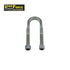 Heavy-duty rated 5/8in U-bolt 45mm round x 160mm long - Dacromet