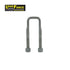Heavy-duty rated 5/8in U-bolt 45mm square x 160mm long - Dacromet
