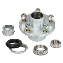 5.5 inch (140mm) Lazy hub assembly galvanised HT stud LM bearing for 8 inch alloy rims