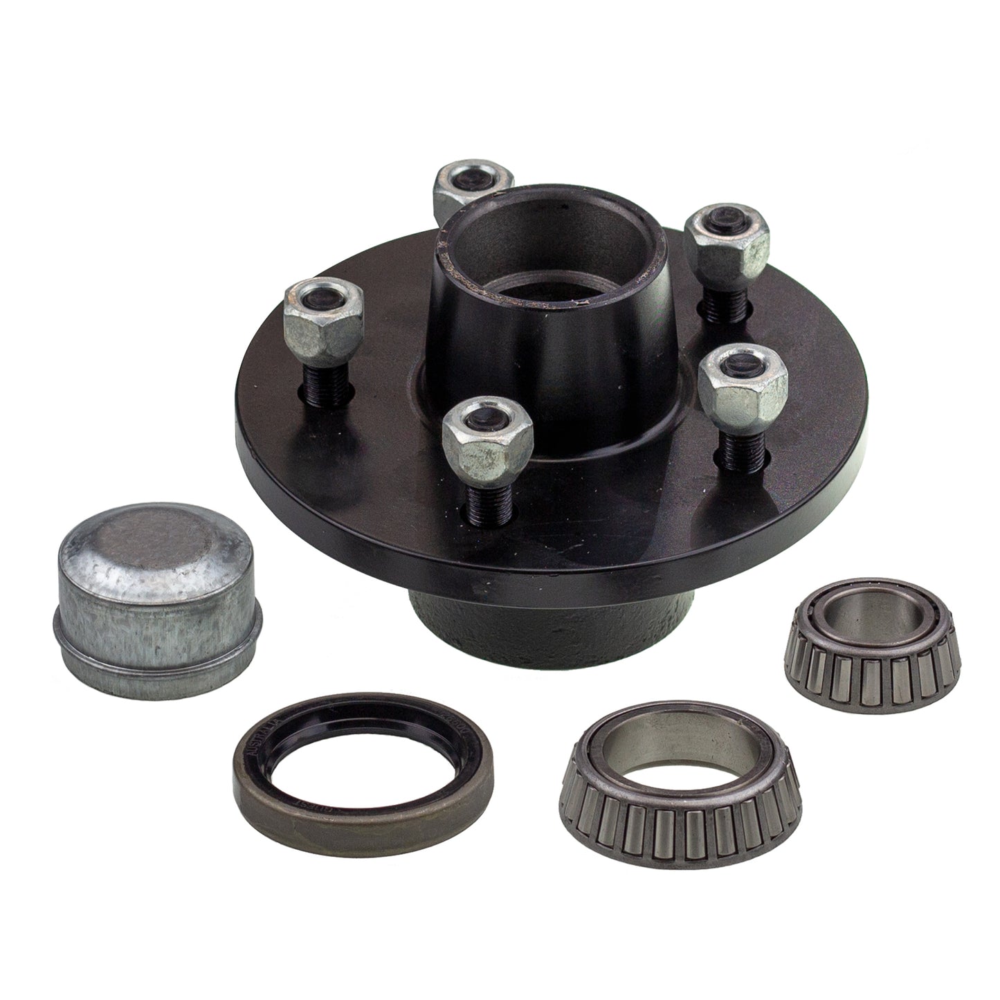 6 inch lazy hub assembly HT 5 stud LM (Holden) bearing