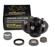 6 inch lazy hub assembly HT 5 stud slimline (Ford) bearing - Trailer Spares Direct