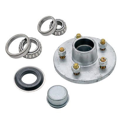 6 inch lazy hub assembly HT 5 stud SL (Ford) bearing - galvanised