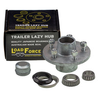 6 inch lazy hub assembly HT 5 stud SL (Ford) bearing - galvanised - Trailer Spares Direct