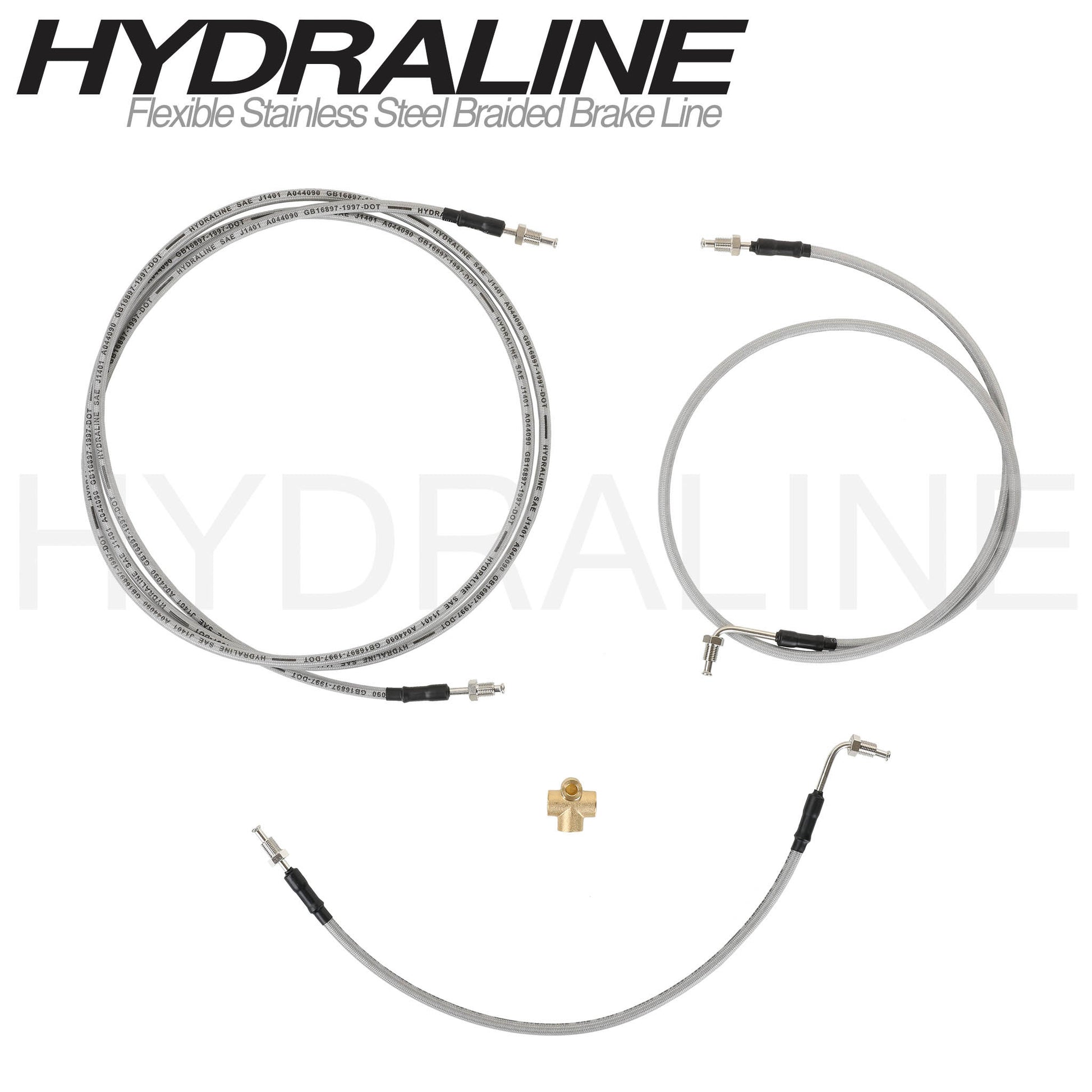 Single axle HydraLine kit with 5500mm lead line - Trailer Spares Direct