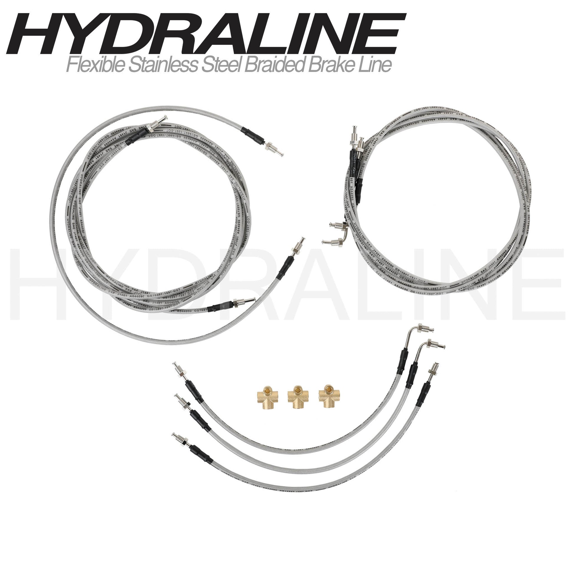 Tandem axle HydraLine kit with 7500mm lead line - Trailer Spares Direct