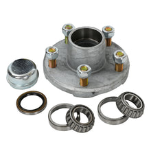 5.5 inch hub assembly 5 stud, 4.5inch PCD (Ford) galvanised USA 2000lb axles