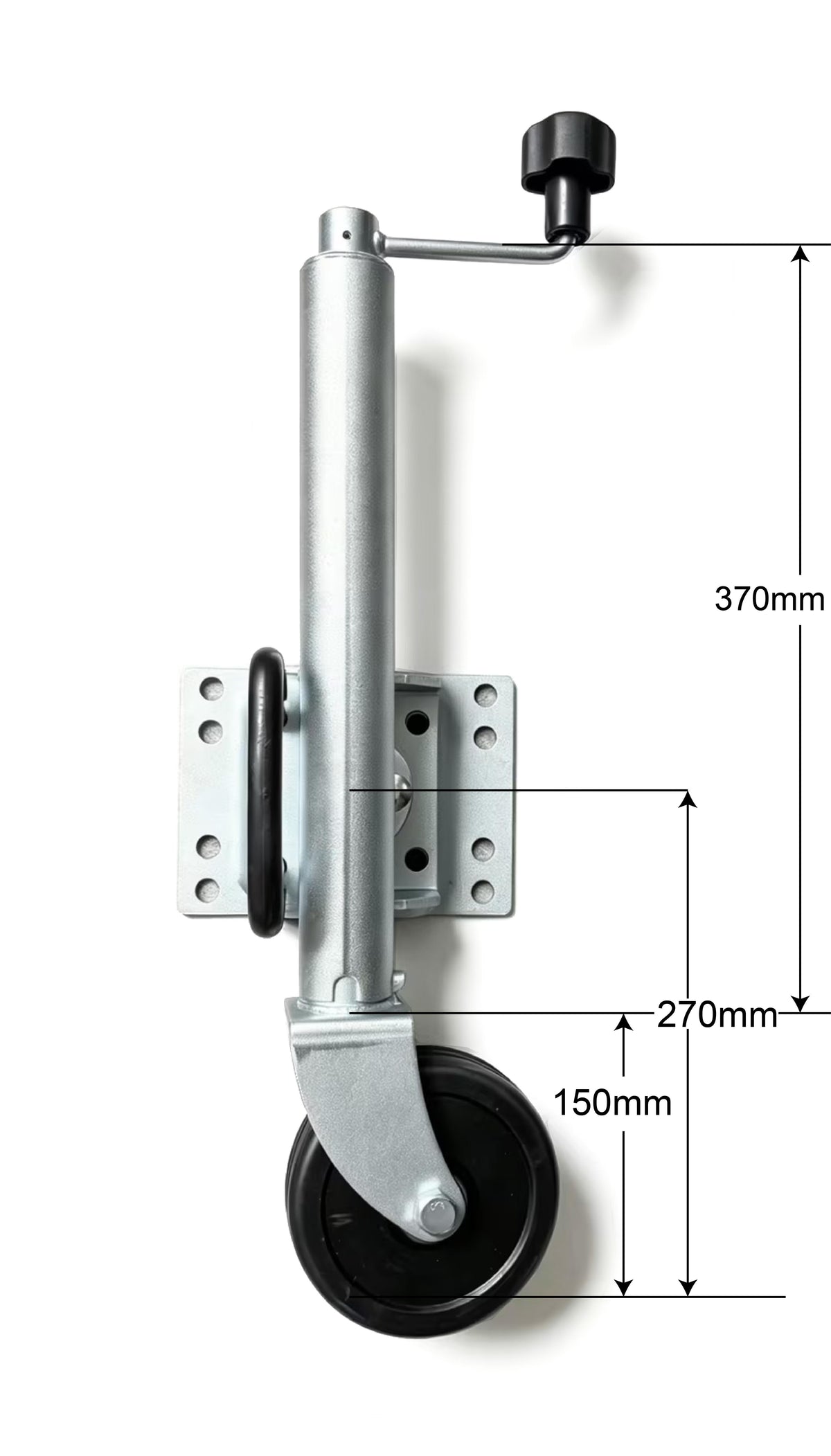LoadForce Jockey Wheel 6-Inch with Swivel Plate