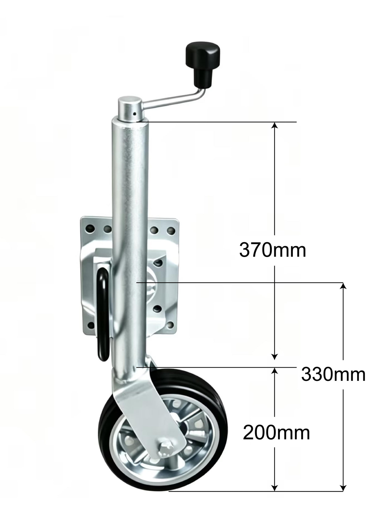 LoadForce Jockey Wheel 8-Inch with Swivel Plate
