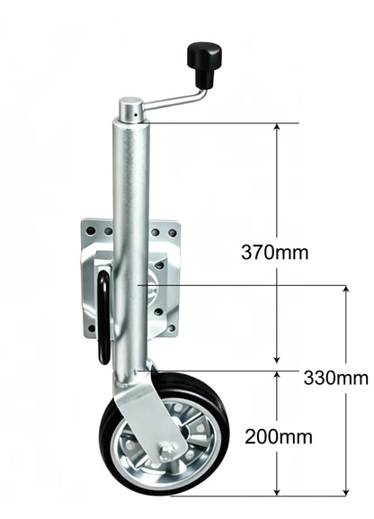 LoadForce Jockey Wheel 8-Inch with Swivel Plate