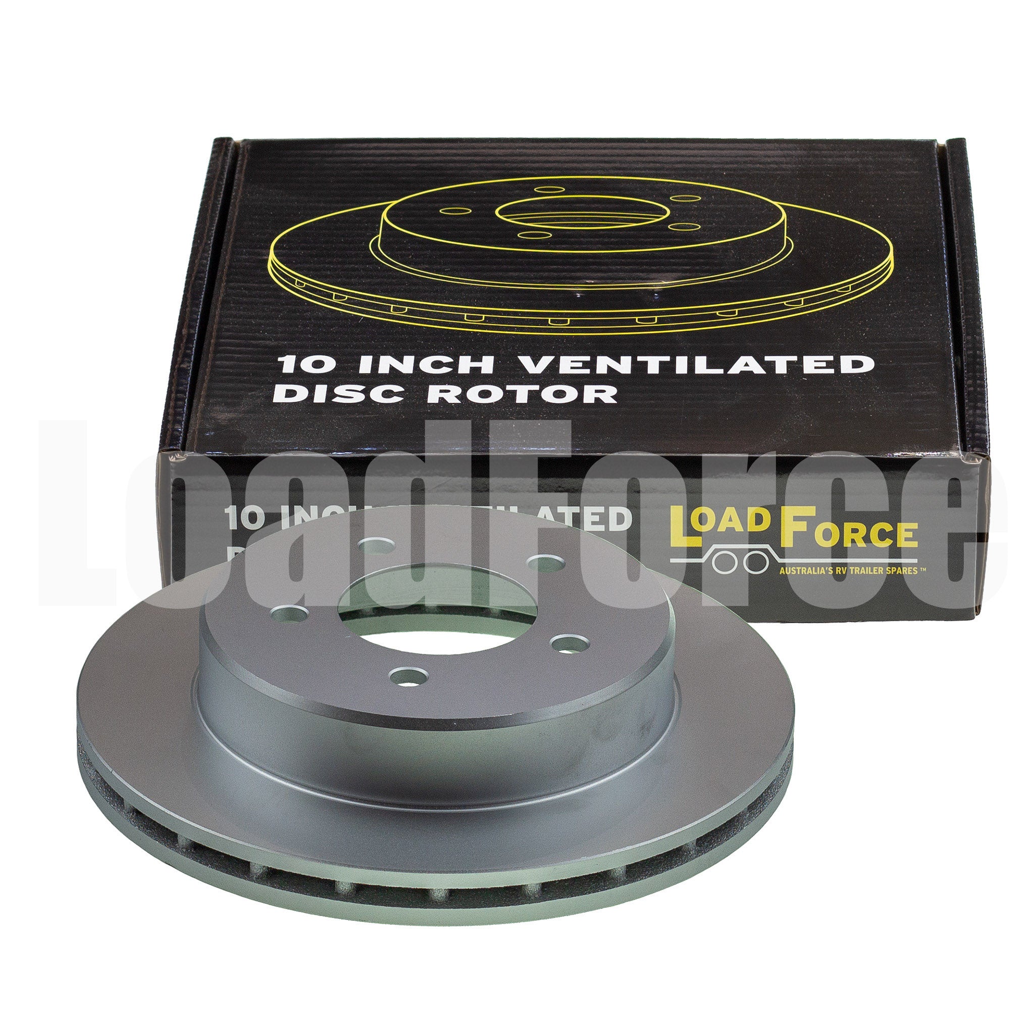 Ventilated slip disc rotor