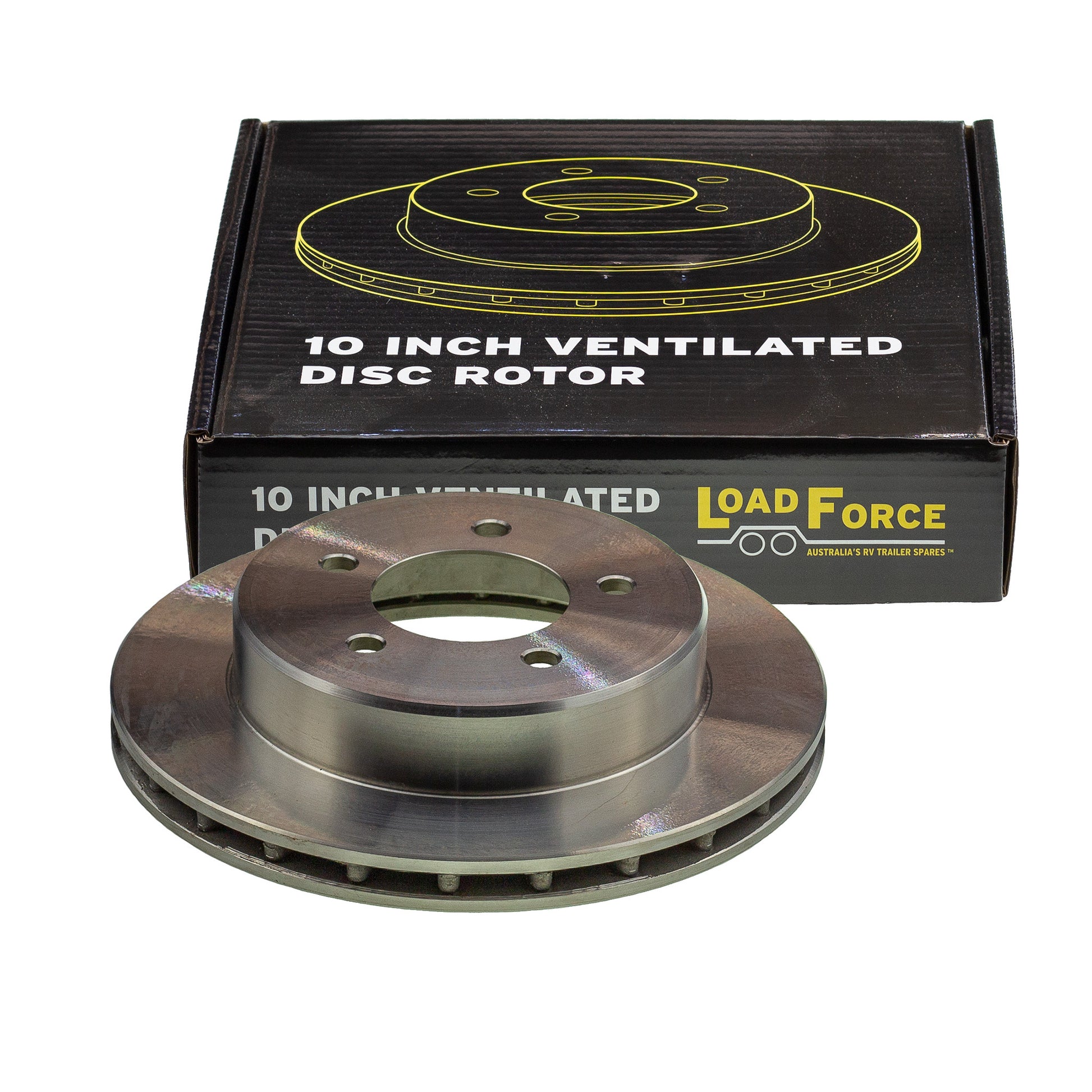 Ventilated stainless steel disc rotor 275mm x 24mm Ford 5 stud - Trailer Spares Direct