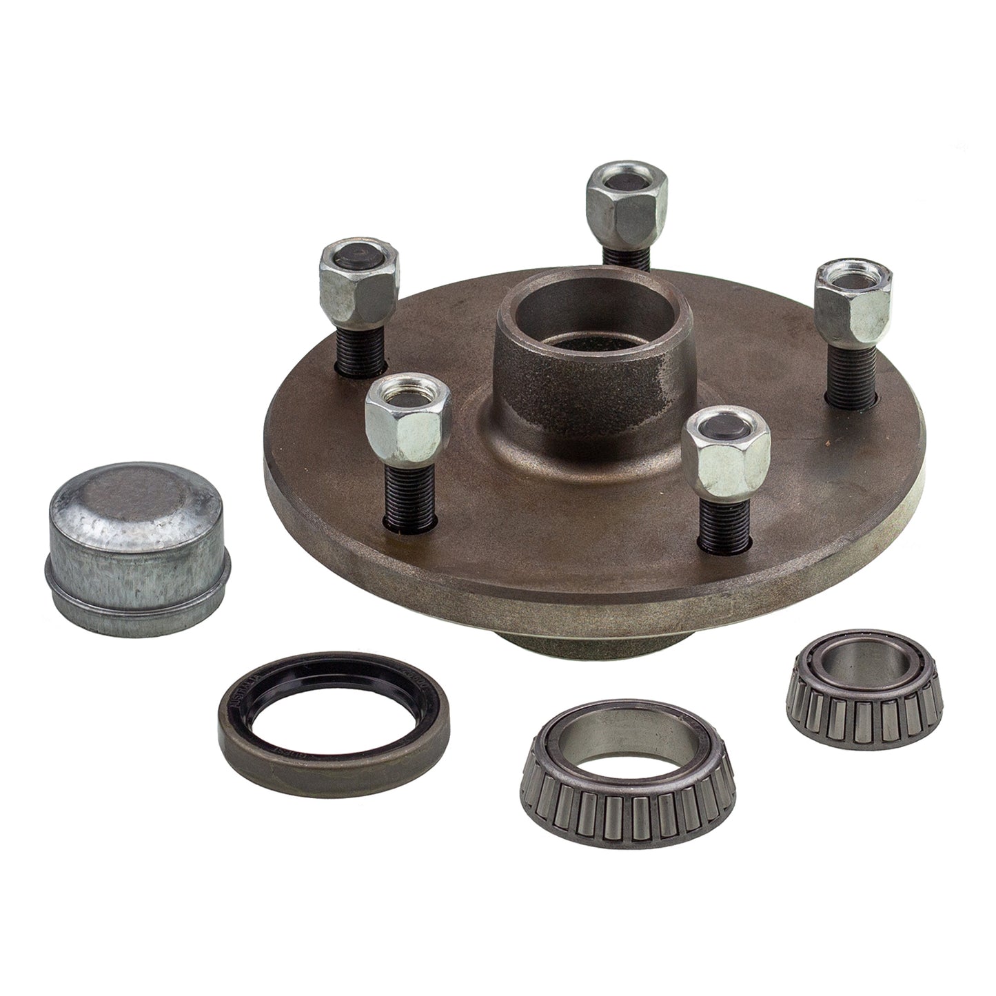 7.5 inch lazy hub assembly LandCruiser 5 stud slimline (Ford) bearing