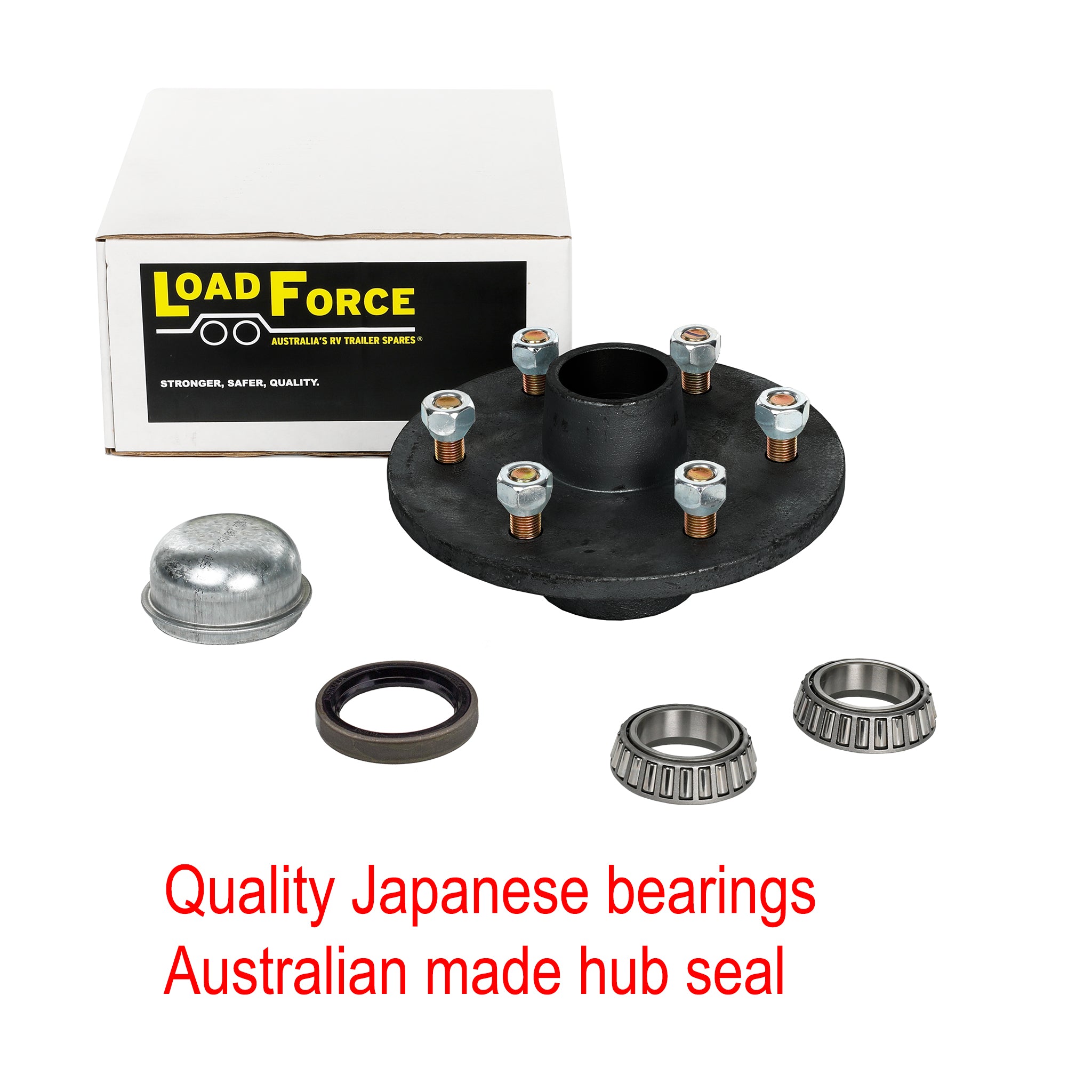 LoadForce Hub Assembly 215mm 6 Stud Parallel SL Japan Bearing.