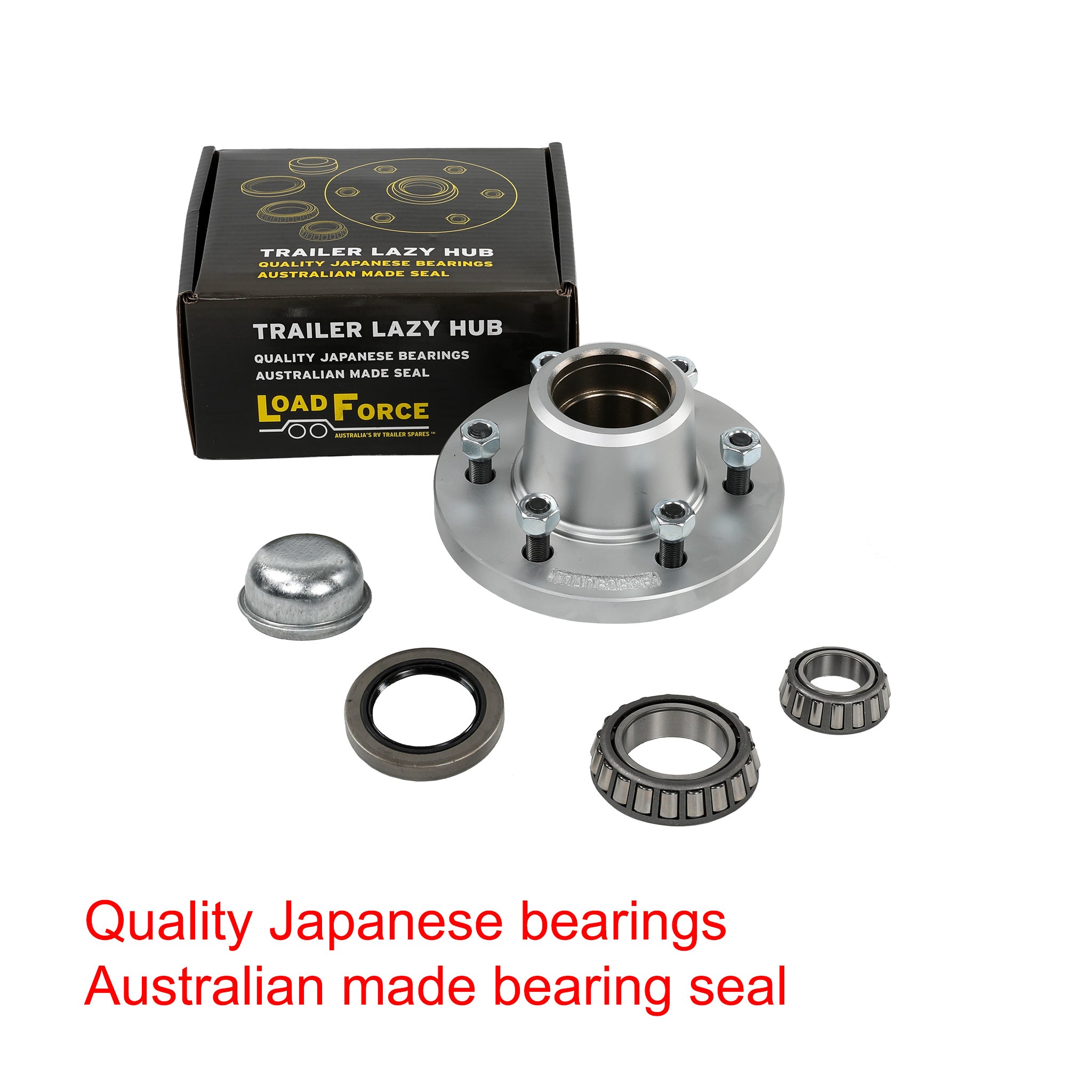LoadForce 7.5inch lazy hub assembly 6 Stud TX Japan Bearing