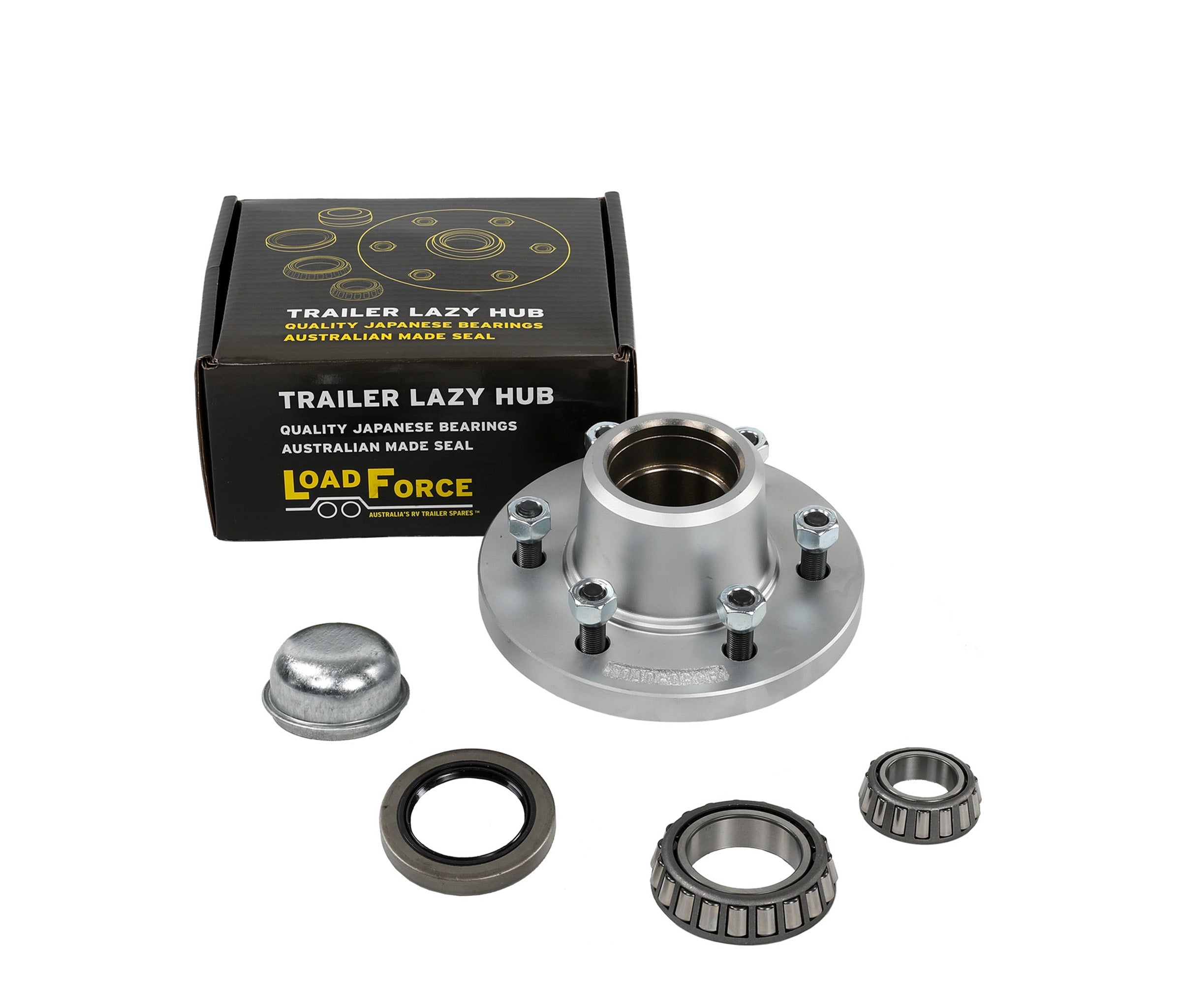 7.5inch lazy hub assembly 6 Stud TX Japan Bearing