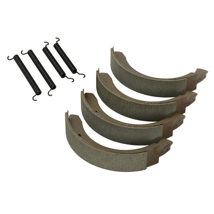 9 x 1.75 inch mechanical drum brake shoe set of 4