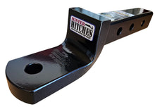 heavy-duty towbar receiver hitch tow ball mount - 254mm long 57mm drop 31mm rise