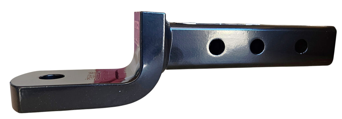 heavy-duty towbar receiver hitch tow ball mount - 254mm long 57mm drop 31mm rise