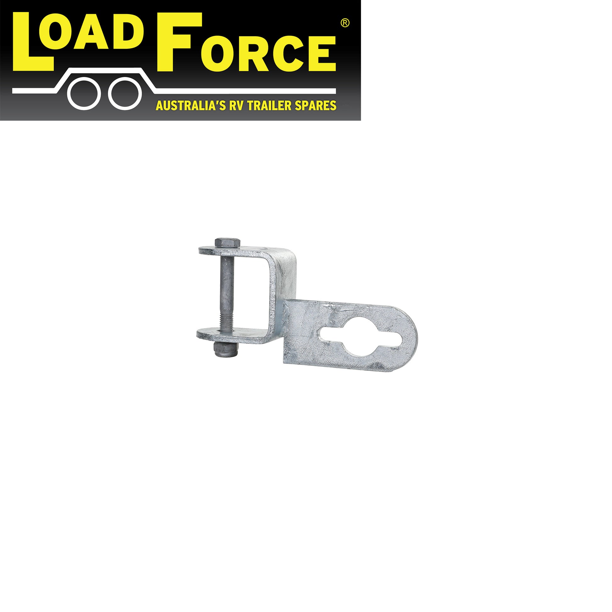 Motor support key way clamp-on 2 x 1 inch - Trailer Spares Direct