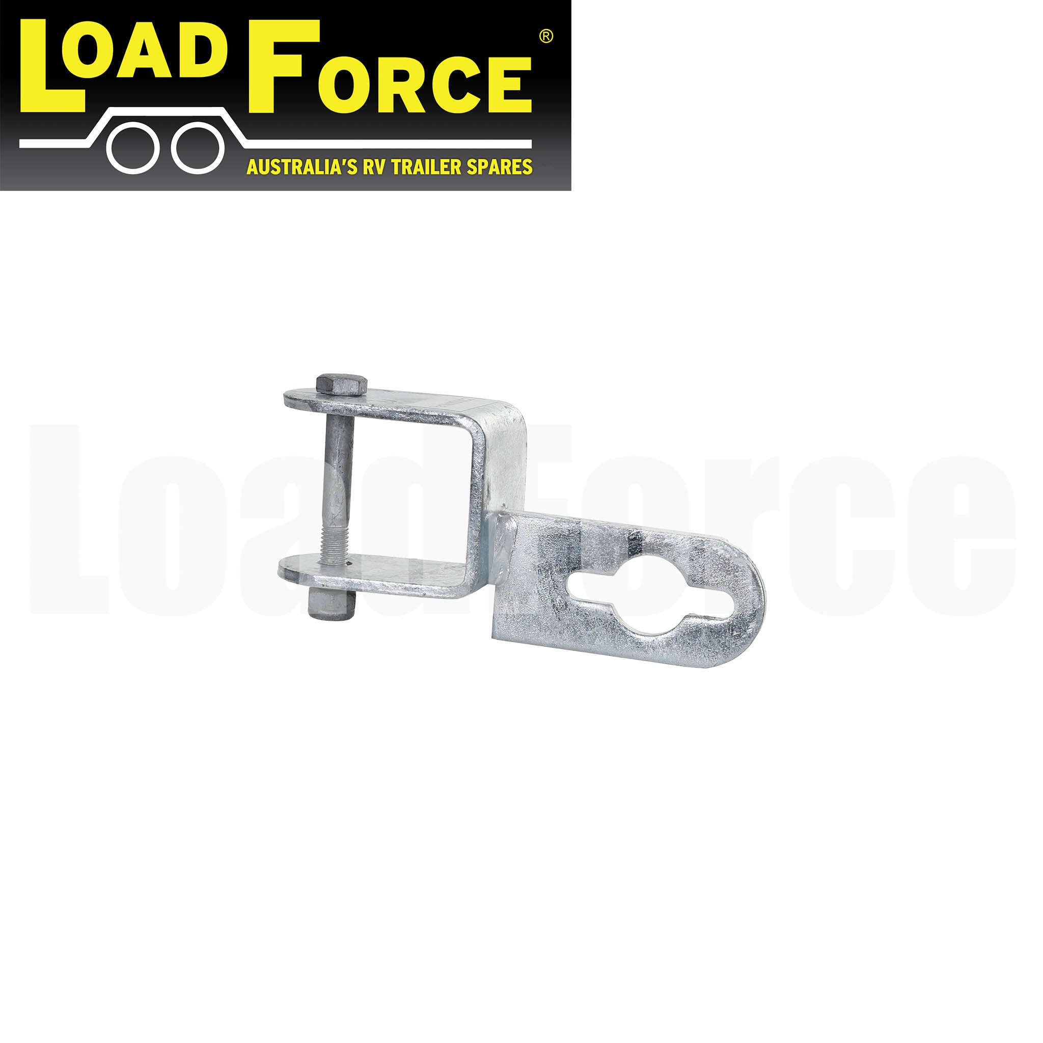 Motor support key way clamp-on 2 x 2 inch