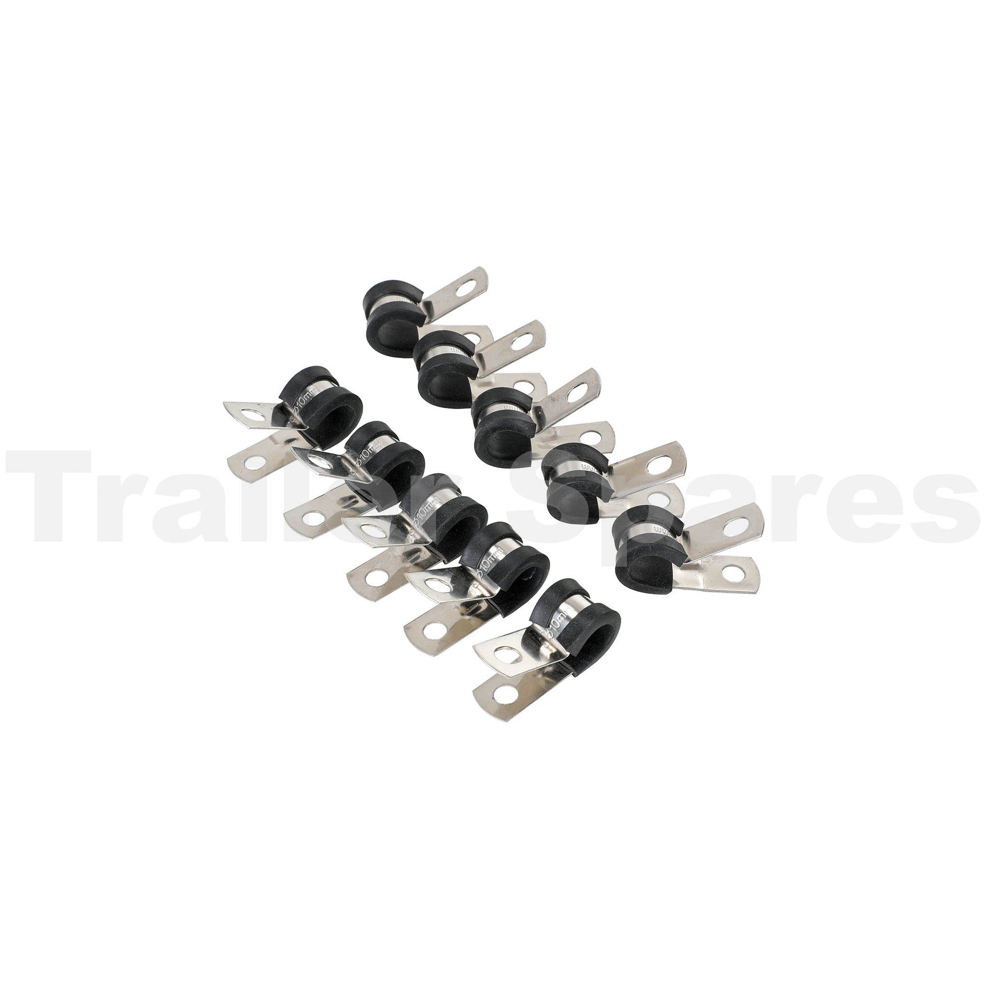 P Clip Stainless Steel 3/8inch Qty 10 - Trailer Spares Direct