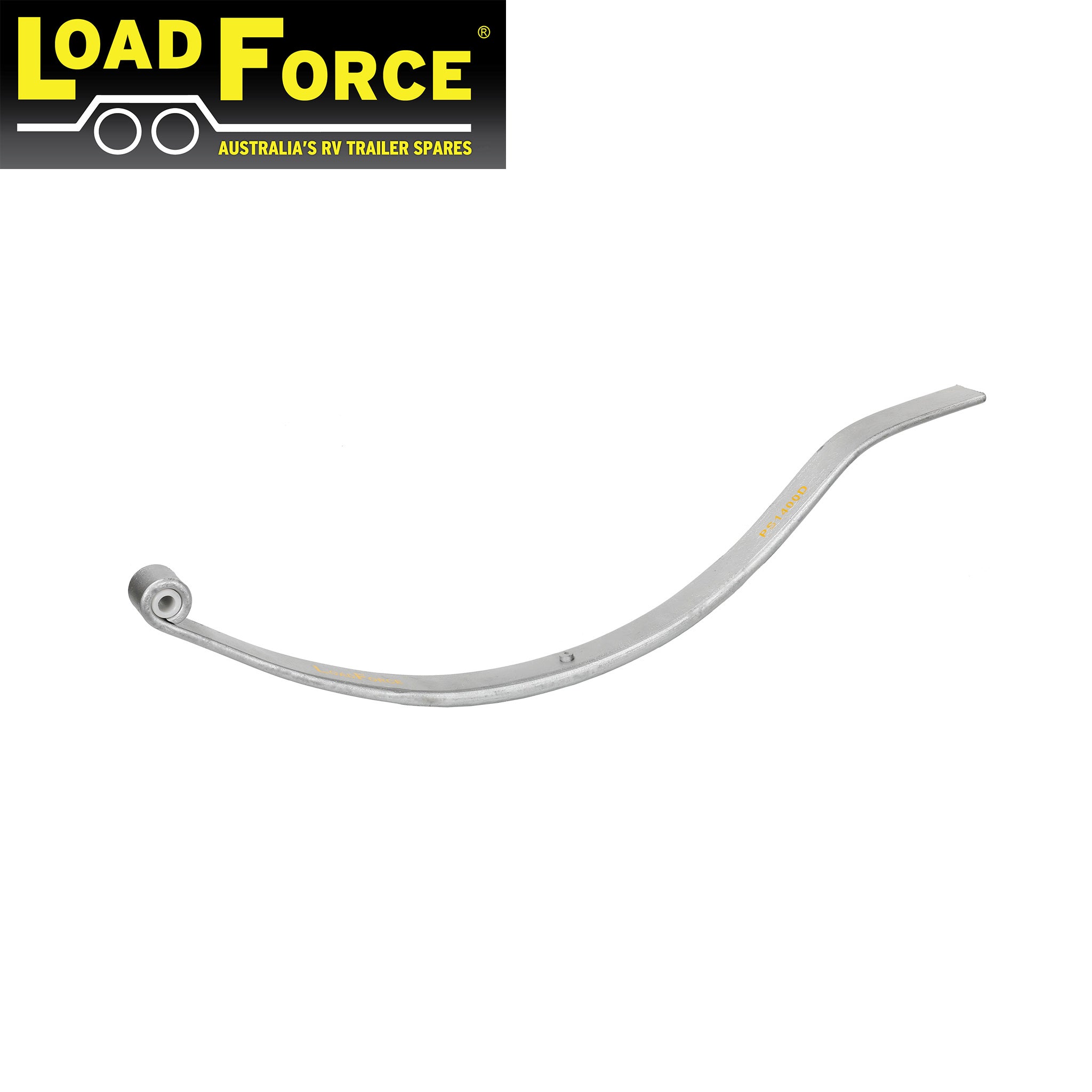 Parabolic Slipper Spring 1400kg Per Pair Dacromet