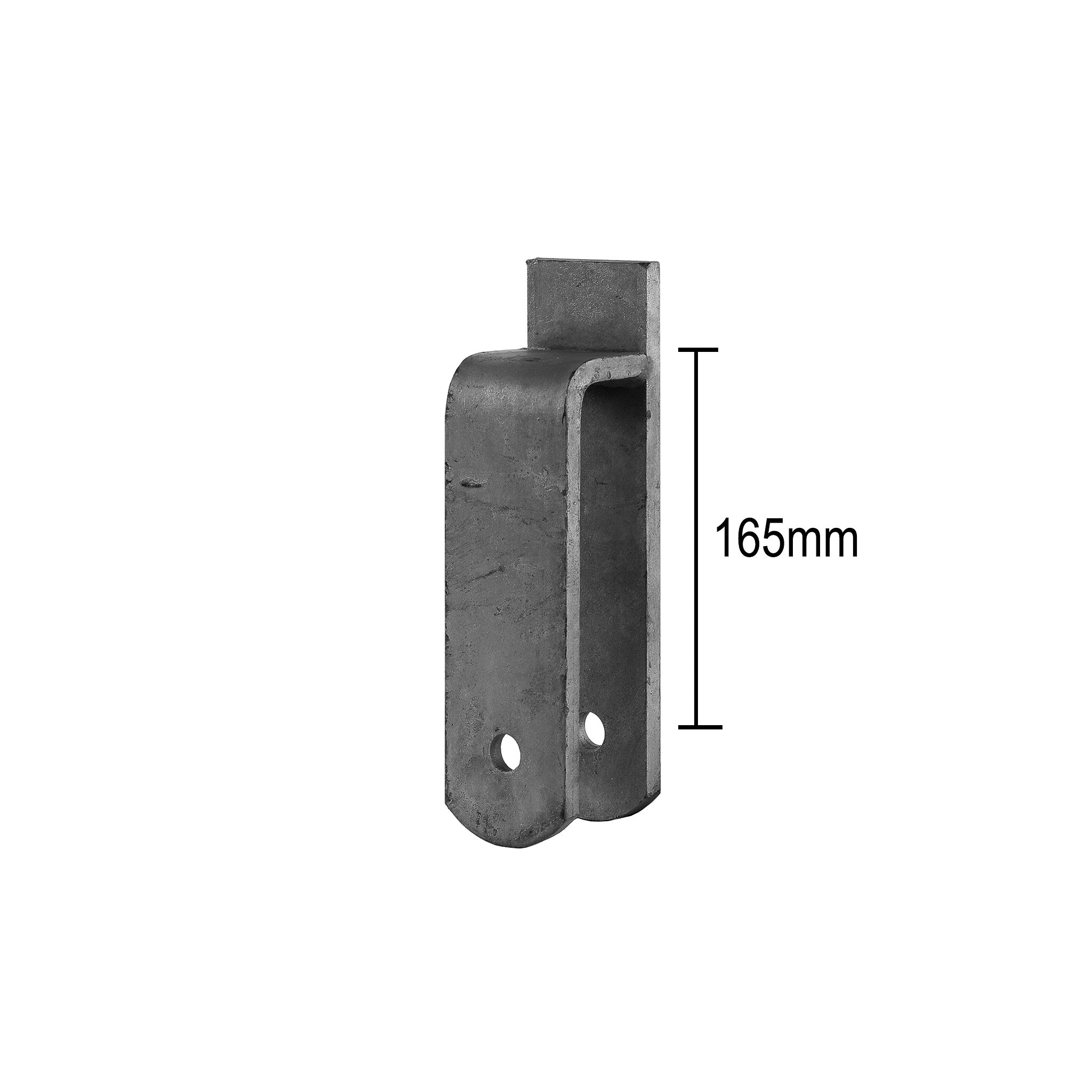 Rocker centre perch galvanised for 45mm trailer springs - 165mm long